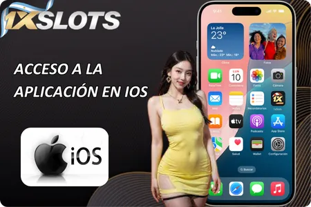 Acceso a la aplicación en iOS de 1xSlots